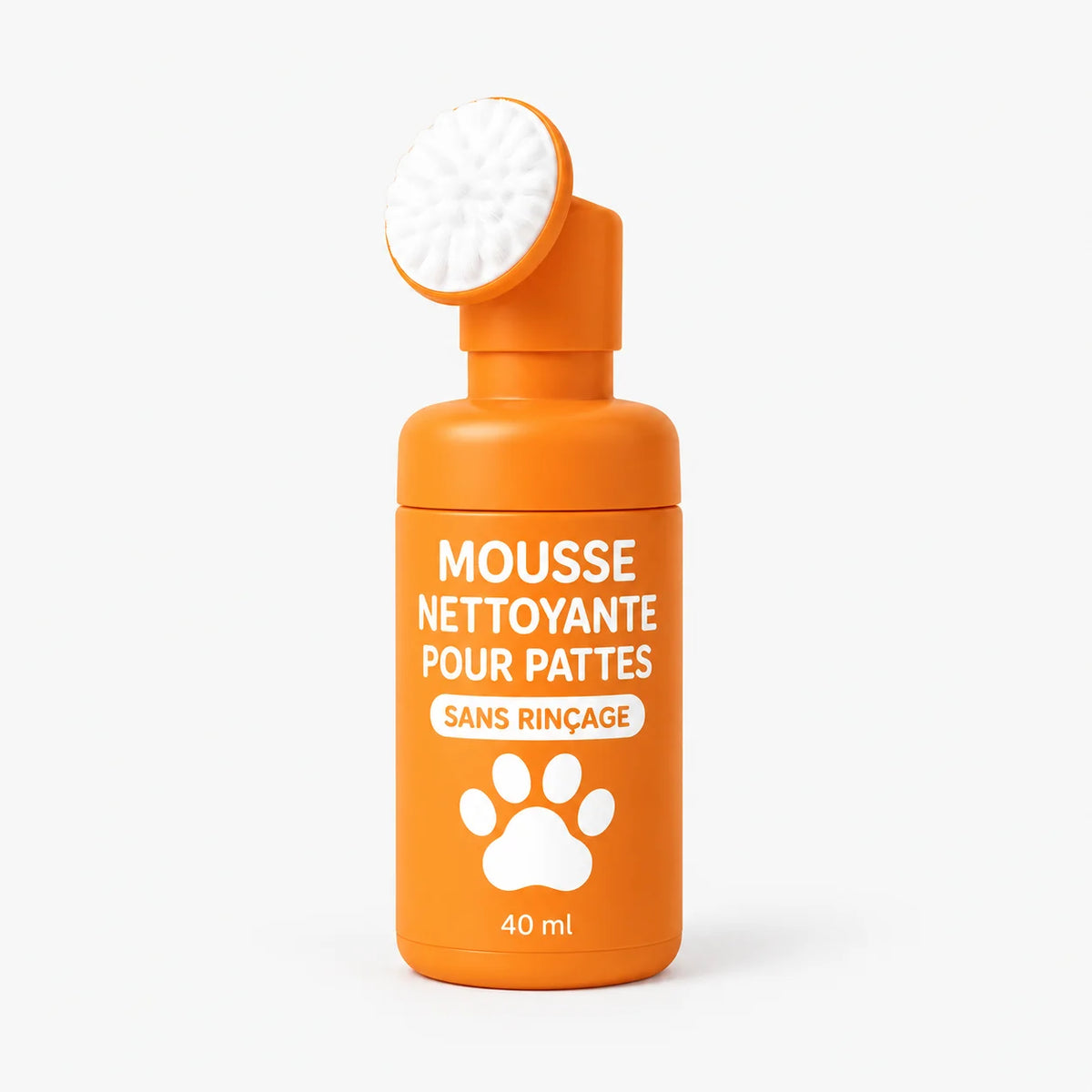 Mousse nettoyante pour pattes sans rinçage